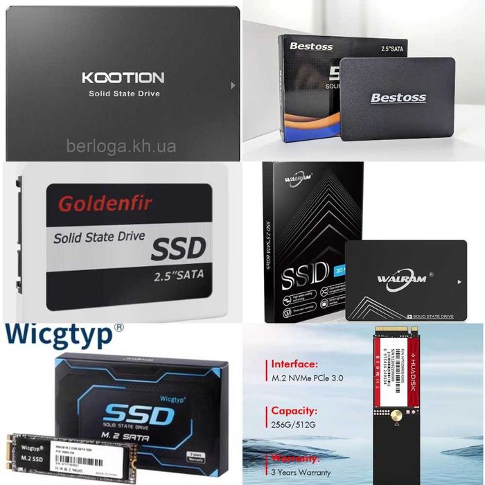 Нові SSD SomnAmbulist 60 ГБ (sata 2.5") M.2