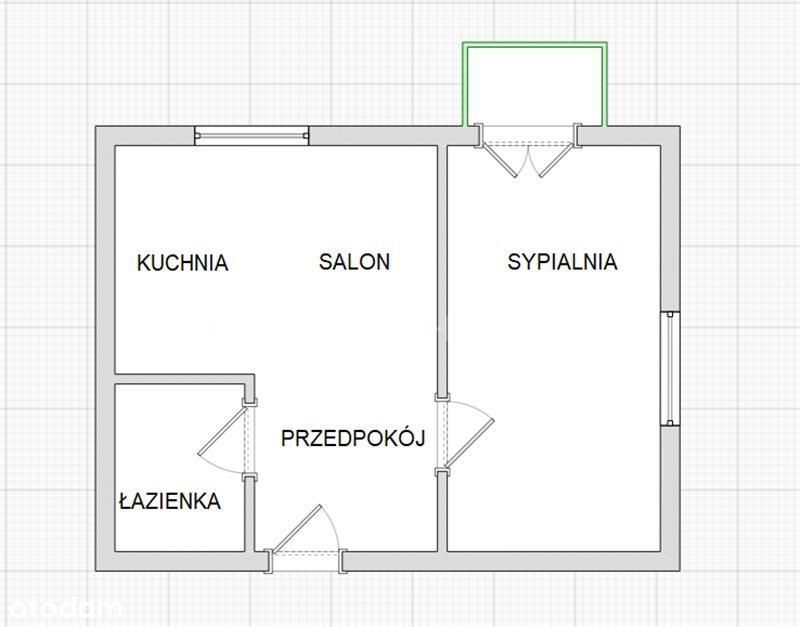 2 pokojowe mieszkanie z balkonem - ul. Kopernika