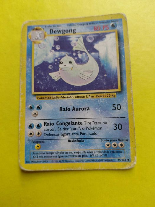Pokemon Card -Dewgong 80 PS
