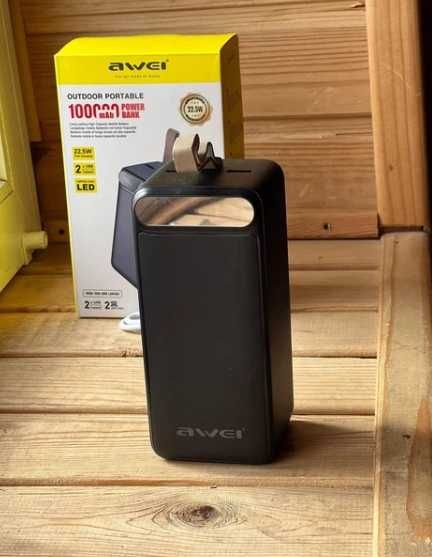 Повербанк з швидкою зарядкою 100000мАч. Повербанк. Повер банк