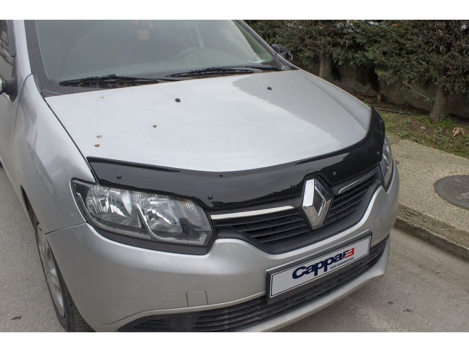 Renault Logan MCV 2013-2022 рр. Дефлектор капоту (EuroCap)