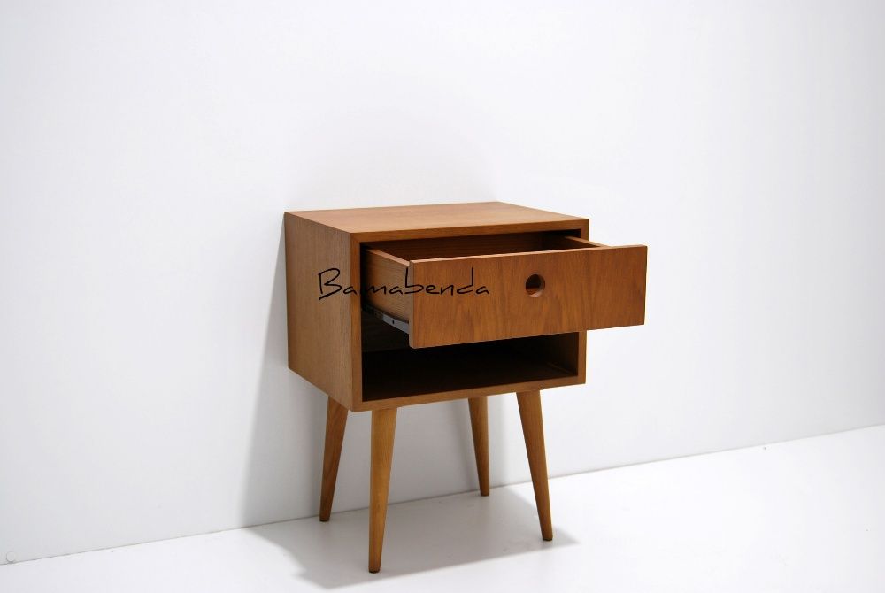 Par de Mesas de Cabeceira retro vintage estilo nordico