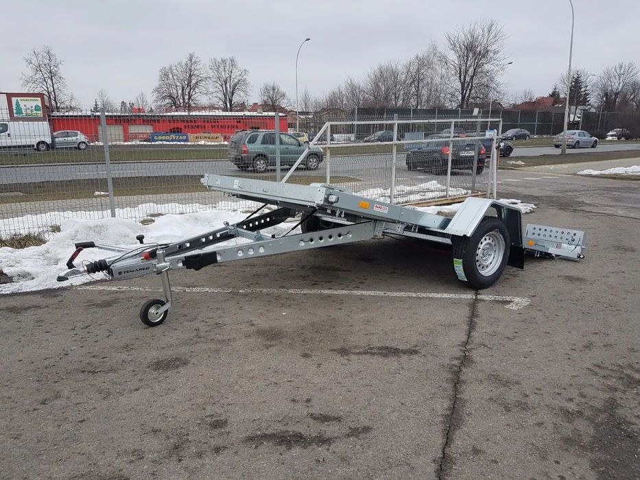 TEMARED MULTITRANSPORTER 3318 1,5 T  Przyczepa ciężarowa PLATFORMA UCHYLNA  3300x1840 1500DMC RATY