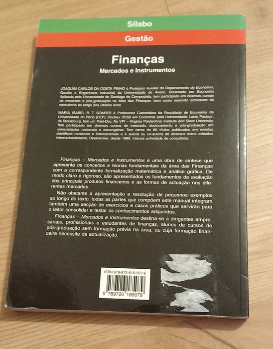 Finanças – Mercados e Instrumentos