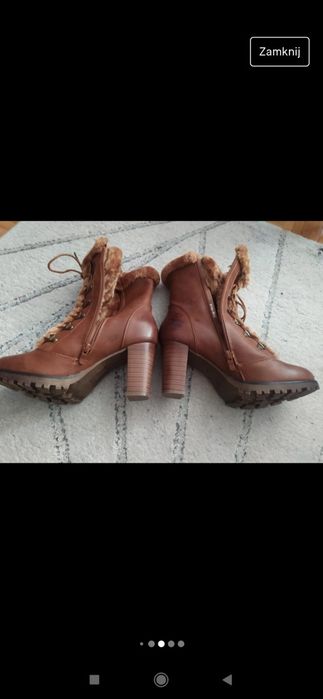 Botki damskie ocieplane