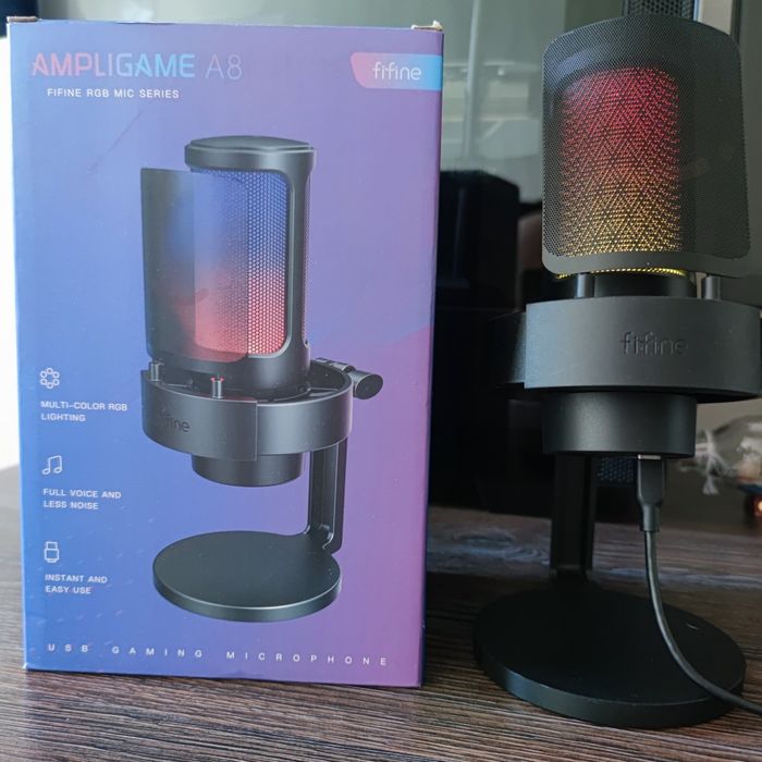 Микрофон Fifine Ampligame A8 RGB