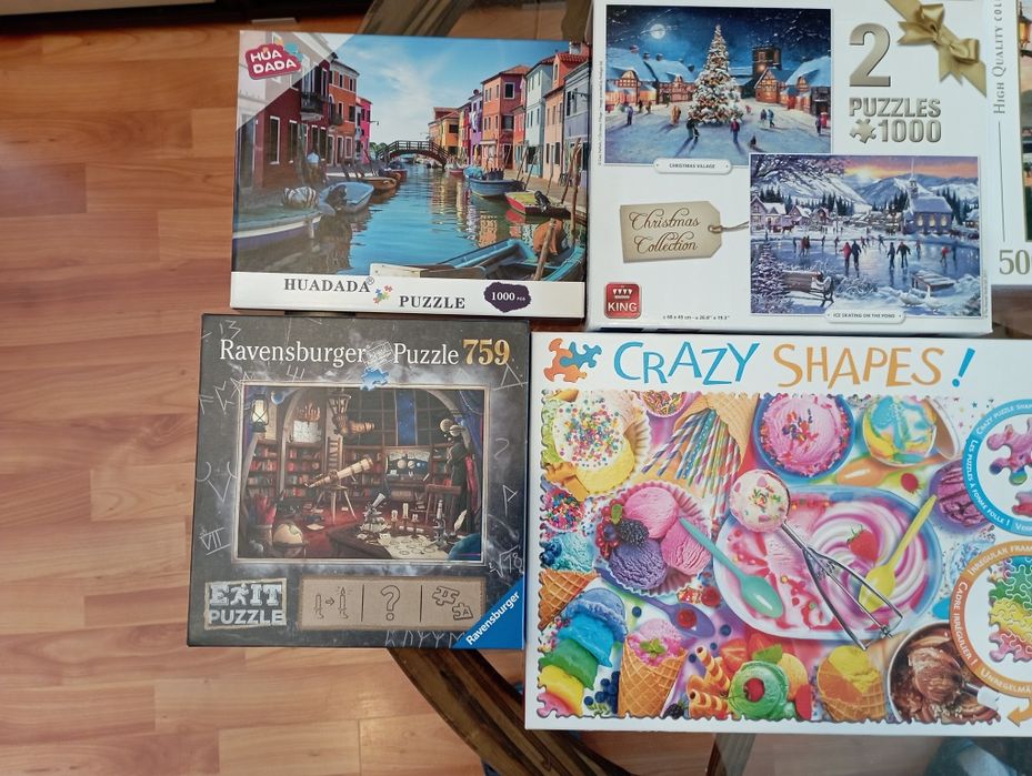 Puzzle 9 pudełek jedna wysyłka