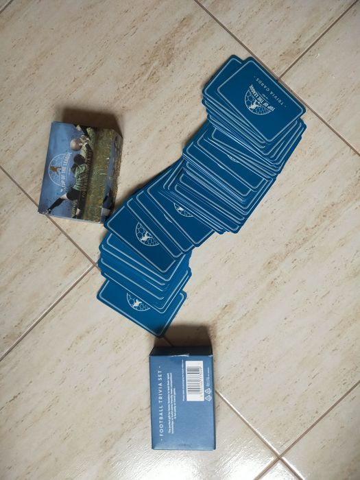 Gra karciana Footballu Trivia Set Piłka nożna