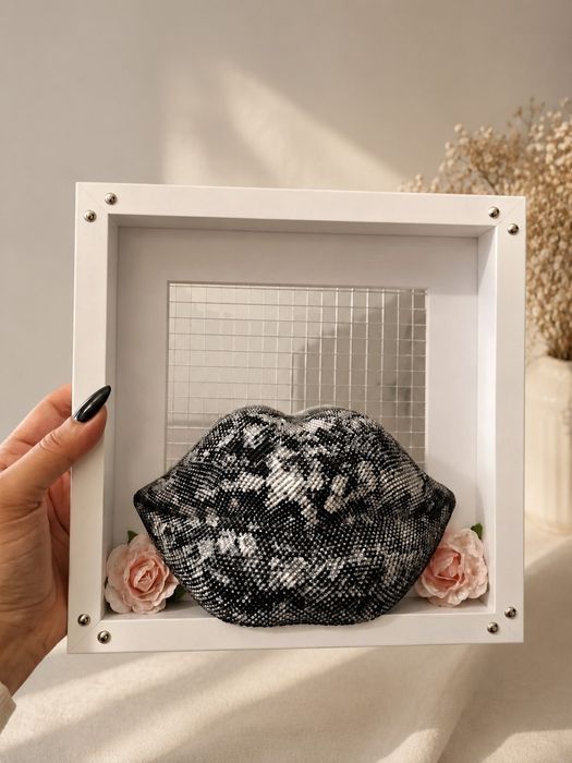 Moldura branca 3D