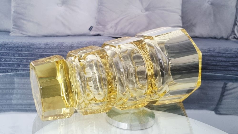 Sygnowany wazon proj. J. Hoffmann MOSER art deco