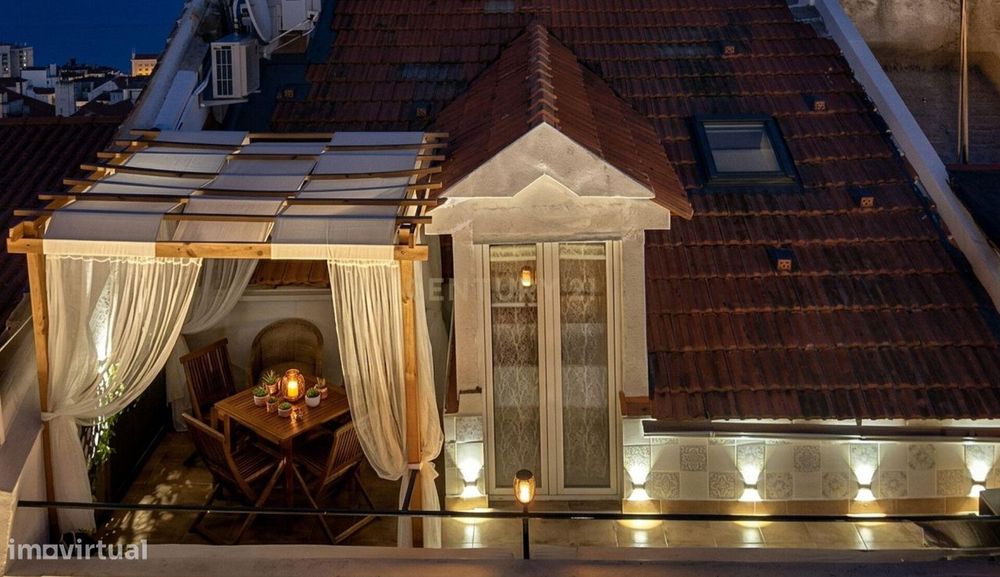 Apartamento com terraço e vista Tejo na Green Street Lisbon — Misericórdia, Lisboa