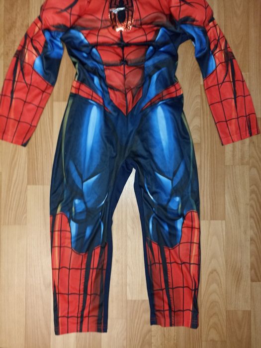Карнавальный костюм Человек Паук, Spider Man с мускулами от 6-9 лет
