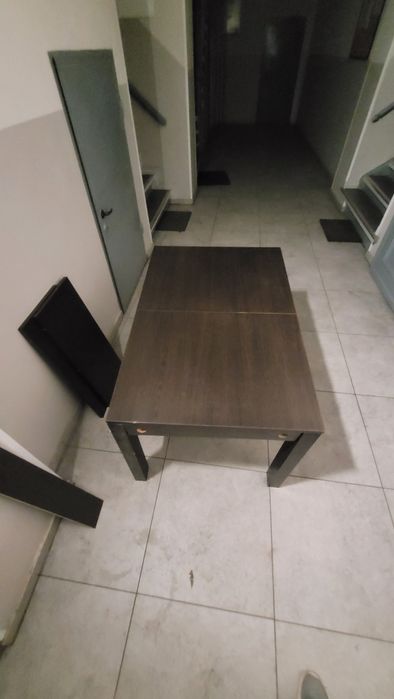 Stół ława ławostół czarny