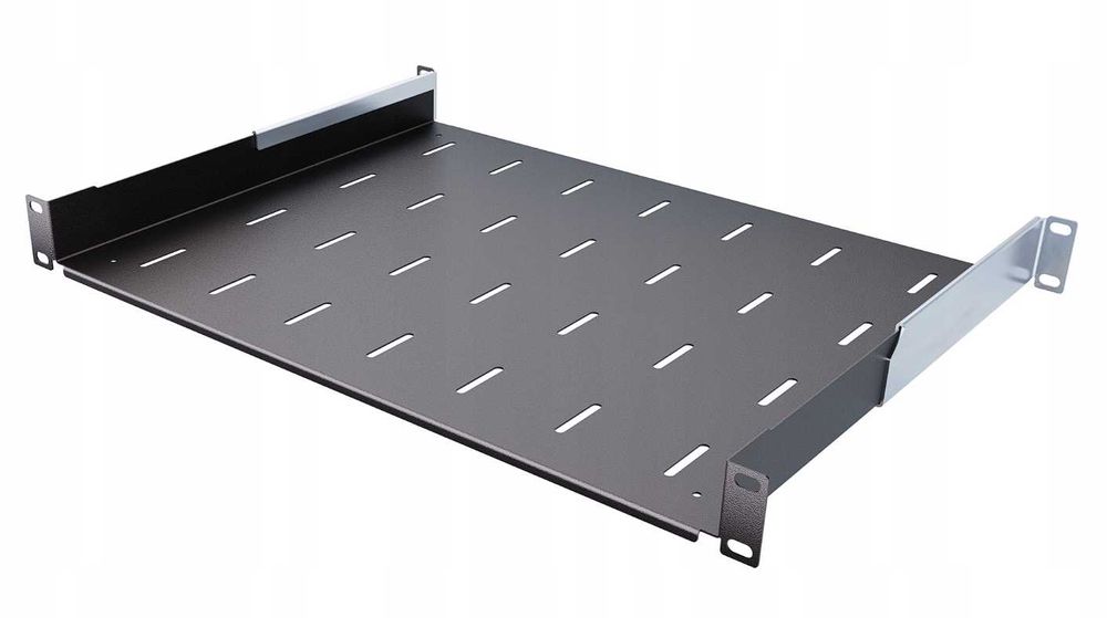 Półka RACK 19" 1U 350mm Regulowana 350-510mm do Szaf RACK Stalflex