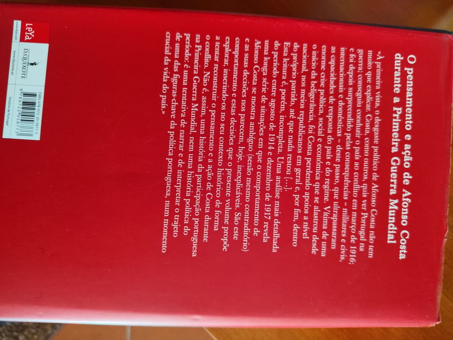 A Grande Guerra de Afonso Costa - Filipe Ribeiro de Meneses
