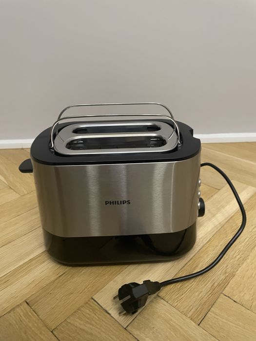 Toster Philips z opiekaczem na bułki