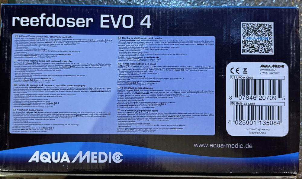 Дозатор - Балінг для морського акваріума)  reefdoser EVO 4  Aqua Medic