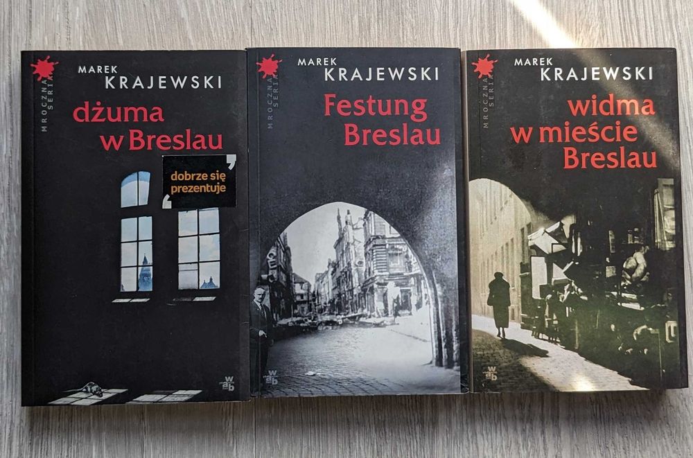 Marek Krajewski Festung Breslau, dżuma w Breslau, widma w mieście