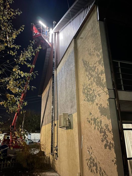 Дымоходы, трубы нержавеющие, димоход, сендвич труби, монтаж. Гильзовка