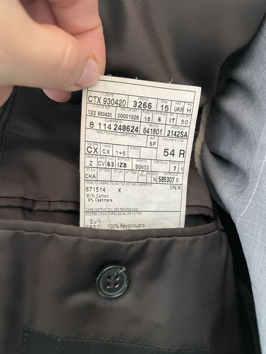 Костюм Ermenegildo Zegna. Оригінал !
