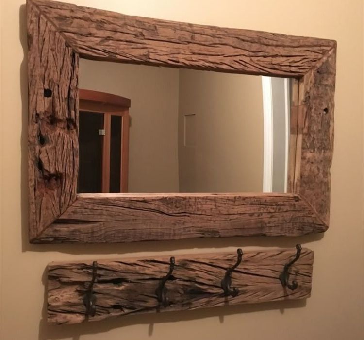 Амбарні дзеркала , рамки дуб та хвоя