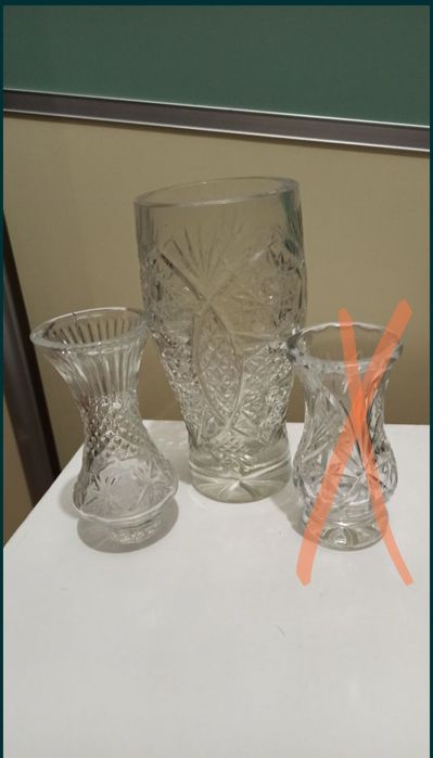 Кришталева вази вживана