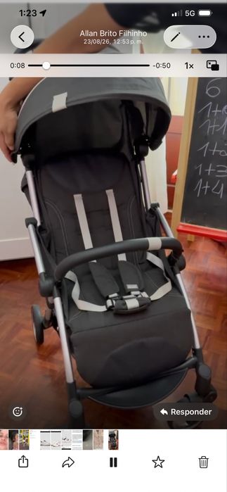 Carrinho de bebe como novo chico