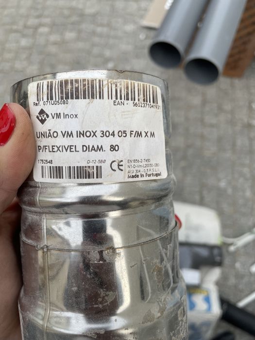 Tubos e acessorios salamandra novos (embalados)