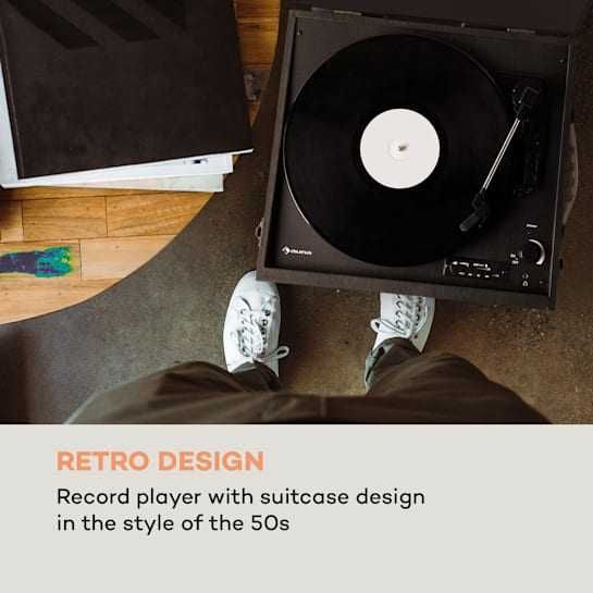 AUNA Sarah Ann gramofon BT Encoding USB