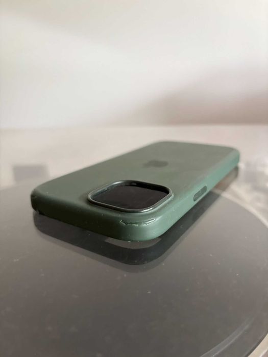 Apple silicone case iphone etui na telefon 15 cyprysowy