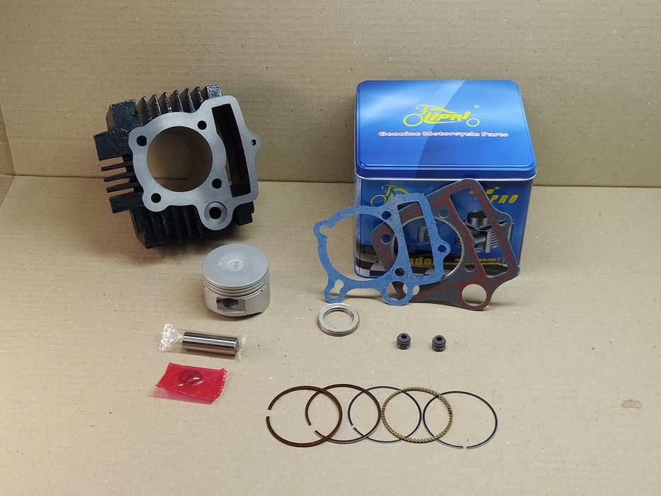 Поршневая ЦПГ мопеда Альфа Дельта Мустанг Спарк 110 куб +свеча
