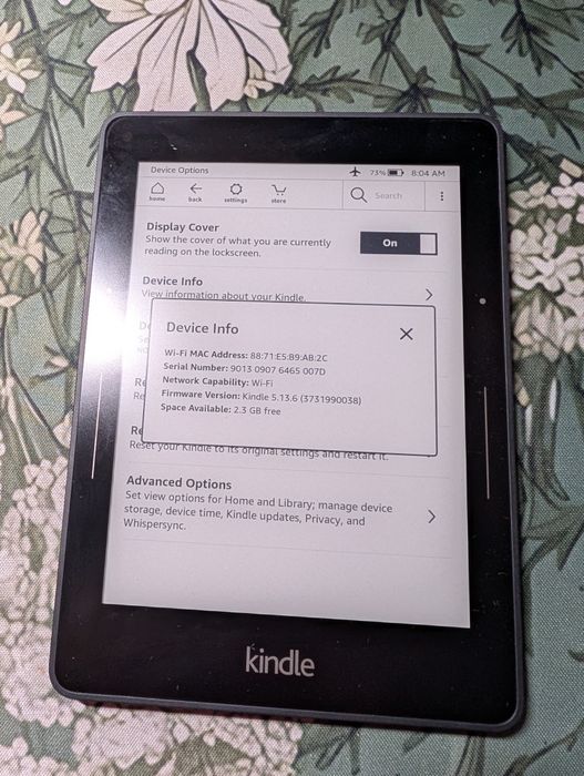 Amazon kindle voyage