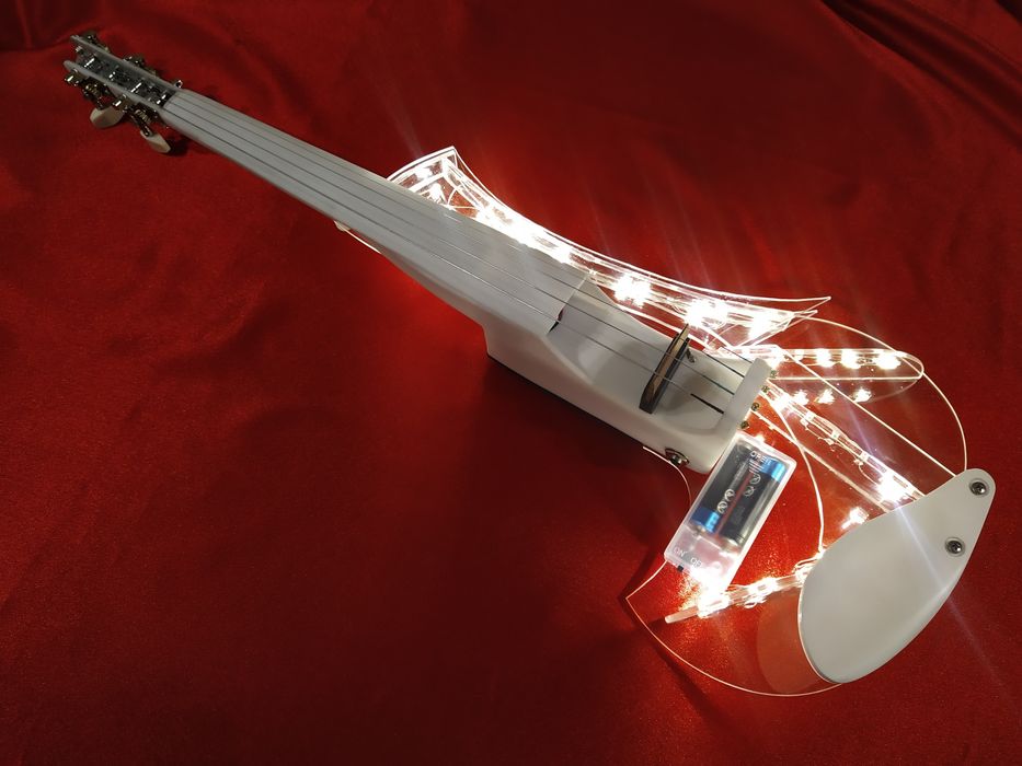 Nowe lutnicze kompozytowe skrzypce elektryczne Makowski Winter Night