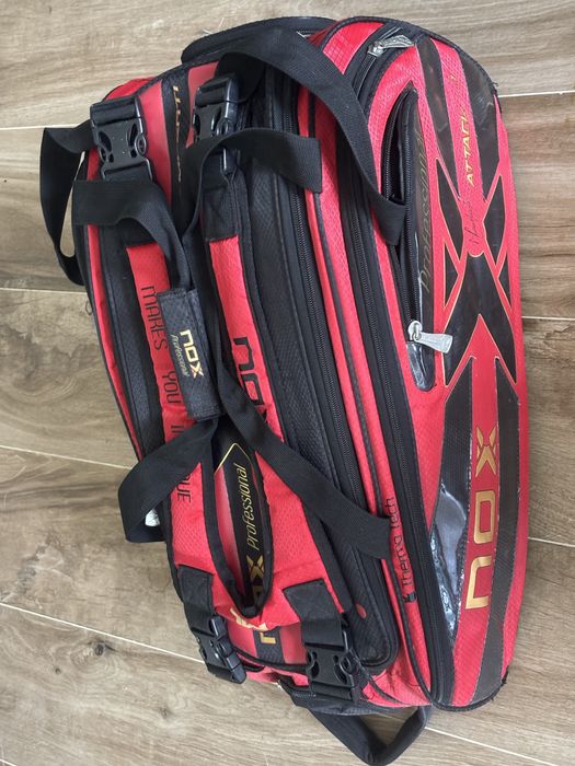 Raquete de padel Nox Tempo+ Saco de transporte Nox Atack P.1