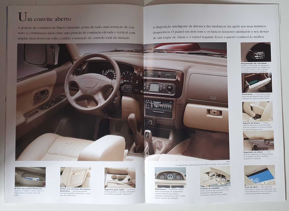 Catálogo e Folheto - Mitsubishi Pajero Sport - original
