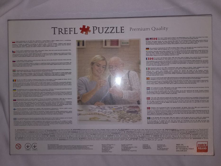 Пазлы 1000 деталей.