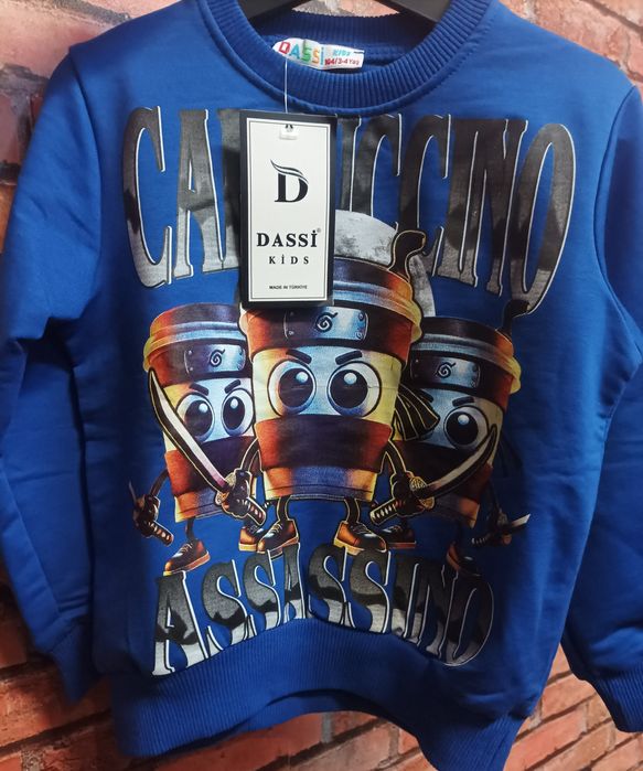 Wyprzedaż Ostatnia Bluza Chabrowa Cappuccino Assassino 122