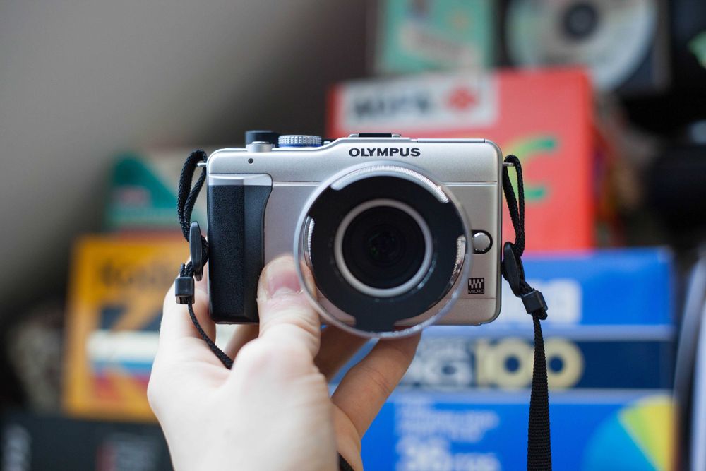 Zestaw Aparat Olympus PEN E-PL1 3025zdj Risespray 25mm F1.8 Akcesoria!