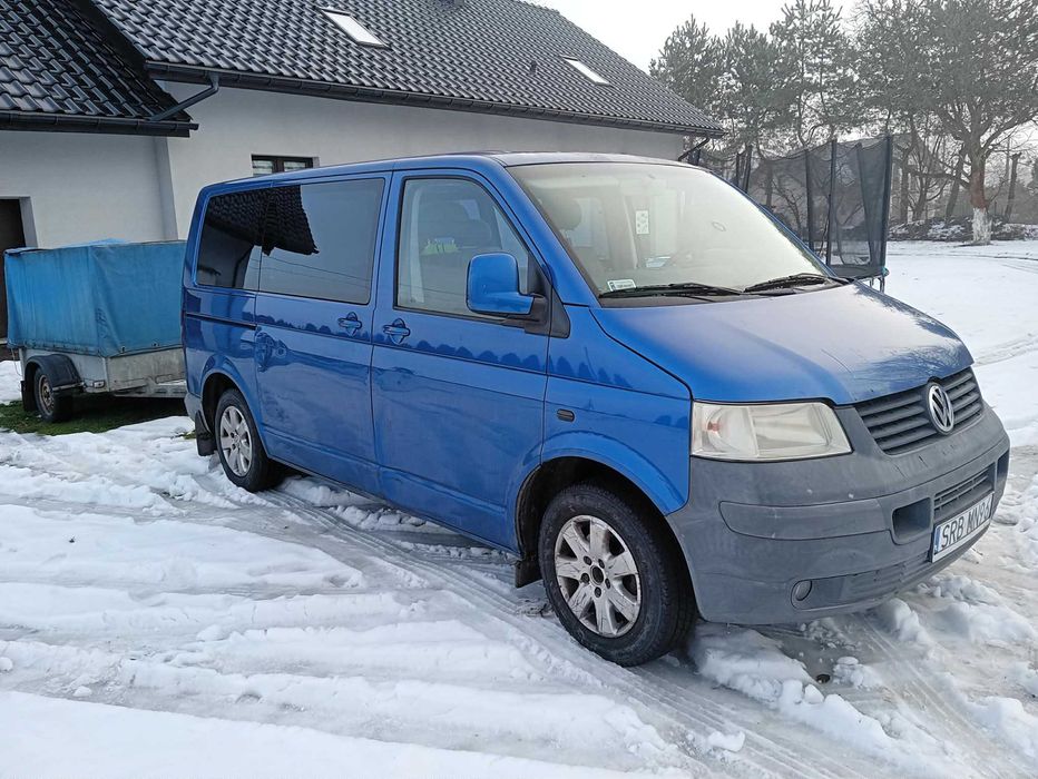 VOLKSWAGEN T5 transporter 2.5tdi 8 9 6 osobowy doka caravelle
