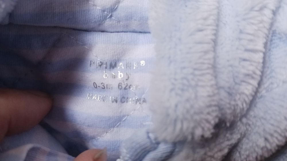 Casaco azul para Recém-nascido Inverno