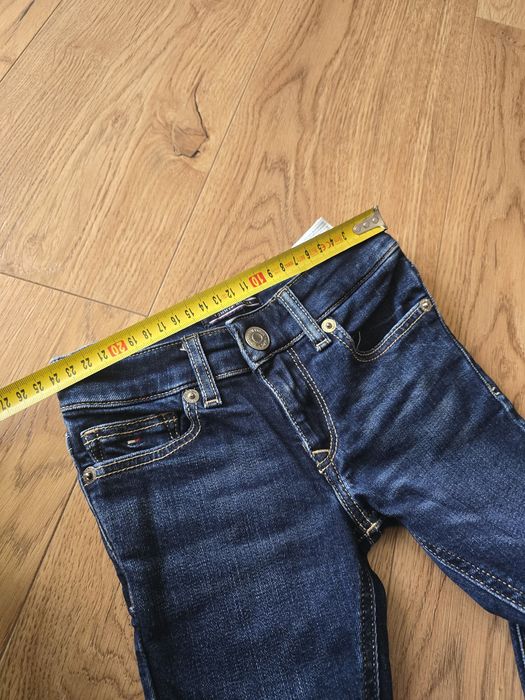 Spodnie jeans dżins Tommy hilfiger 98 skinny rurki