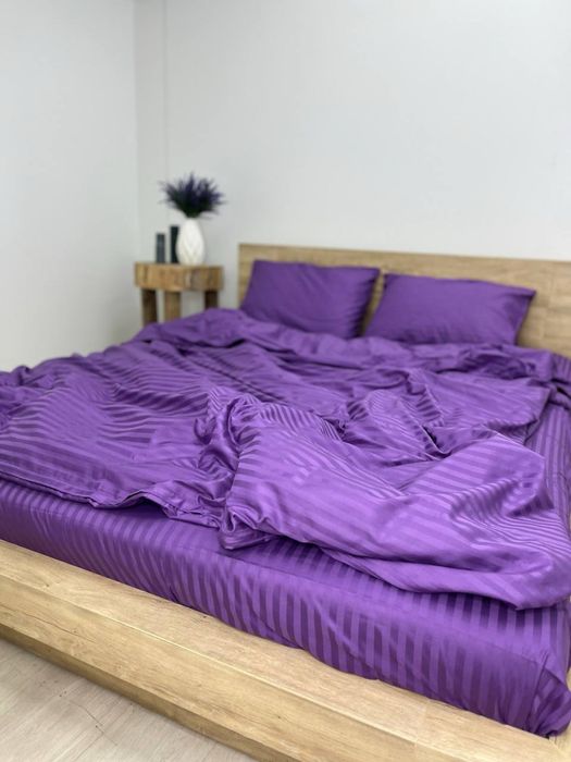 Комплект постільної білизни Страйп-сатин