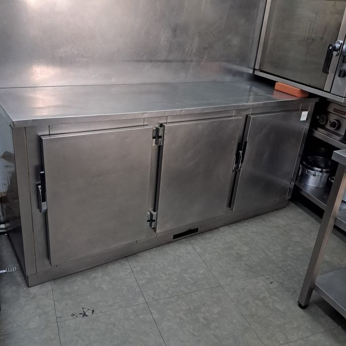 Balcao frigorifico Inox 3 portas