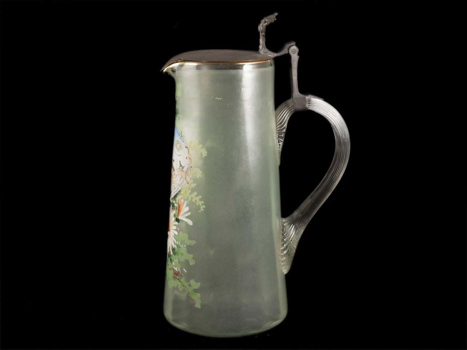 Caneca em vidro com tampa