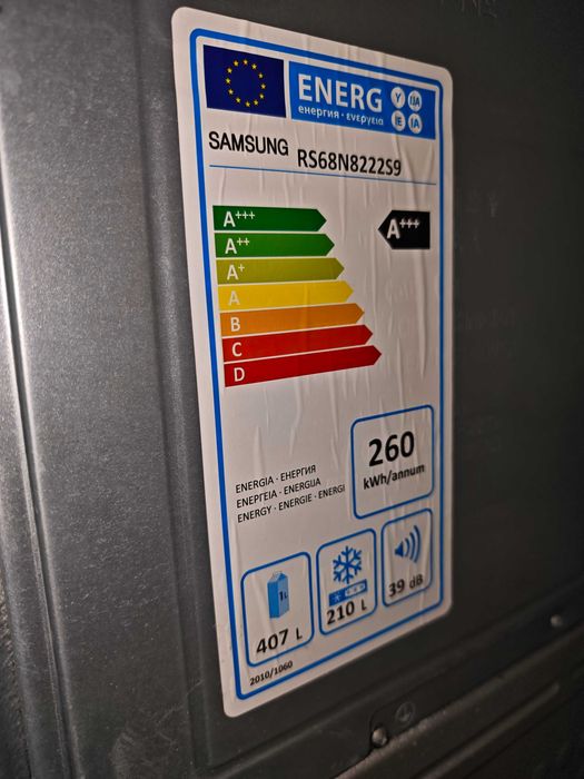Frigorífico Samsung Americano Inox A+++ 617L