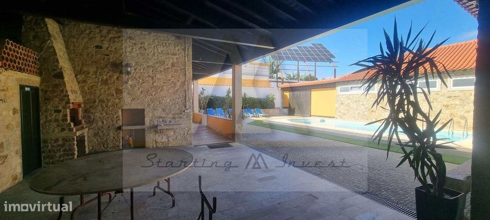 Moradia T3 mobilada com piscina. em Terroso - Póvoa de Varzim.