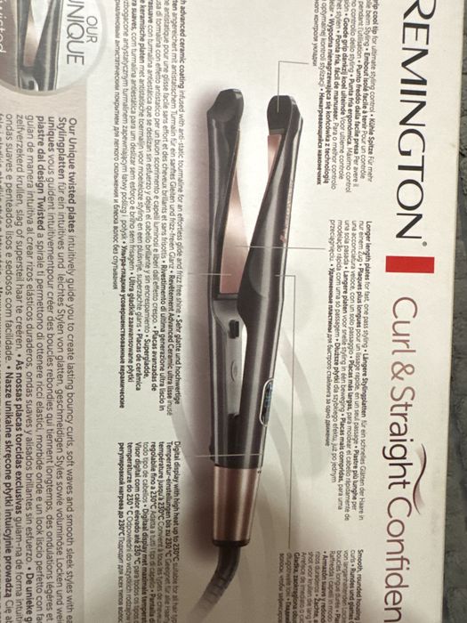 Alisador e encaracolador 2 em 1 Remington
