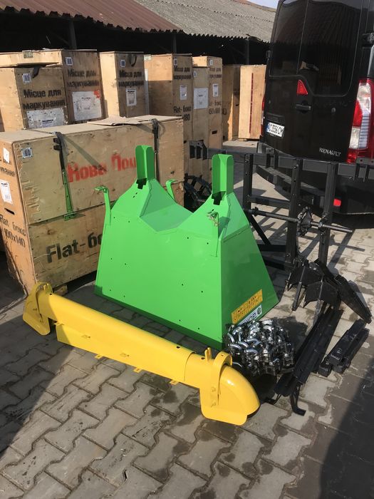 Картоплесажалка Bomet Сажалка двохрядна Бачок на добриво Окучник Їжаки