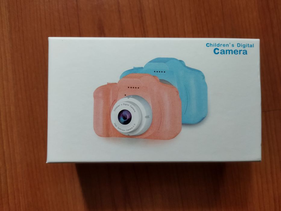 Mini câmara fotográfica para crianças nova com cartão de memória 32g
