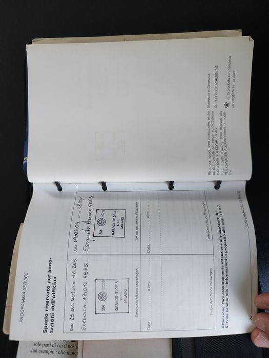 Książka serwisowa i instrukcja VW Passat B5